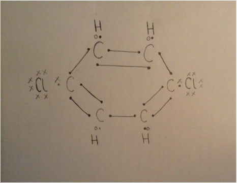 Lewis Structure - Paradichlorobenzene